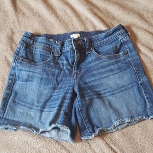 J Crew Denim Shorts Size 27